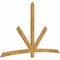 Ekena Millwork Alberta Rough Sawn Timber Gable Bracket, Western Red Cedar, 96"W x 60"H x 2"D x 4"F, 15/12 Pitch GBW096X60X0204ALB00RWR - alternate 5